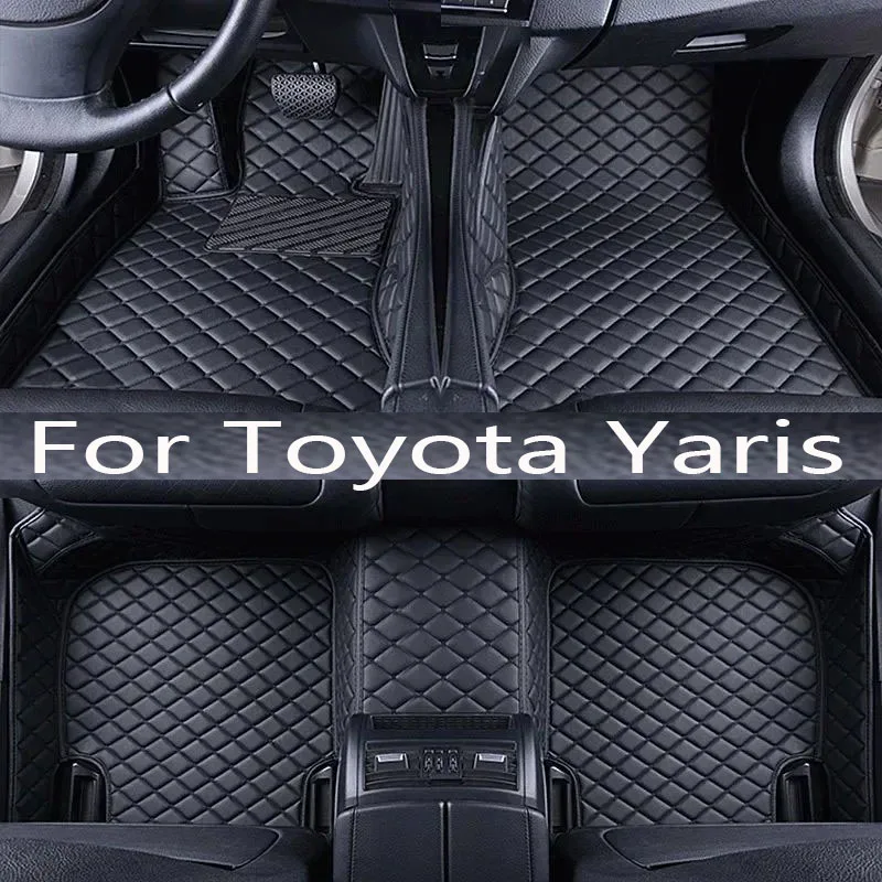 Car Floor Mats For Toyota Yaris Hybrid Mazda2 Hybrid MXPH11 2021 2022 2023 Waterproof Protective Pad Floor Cover Car Accessories