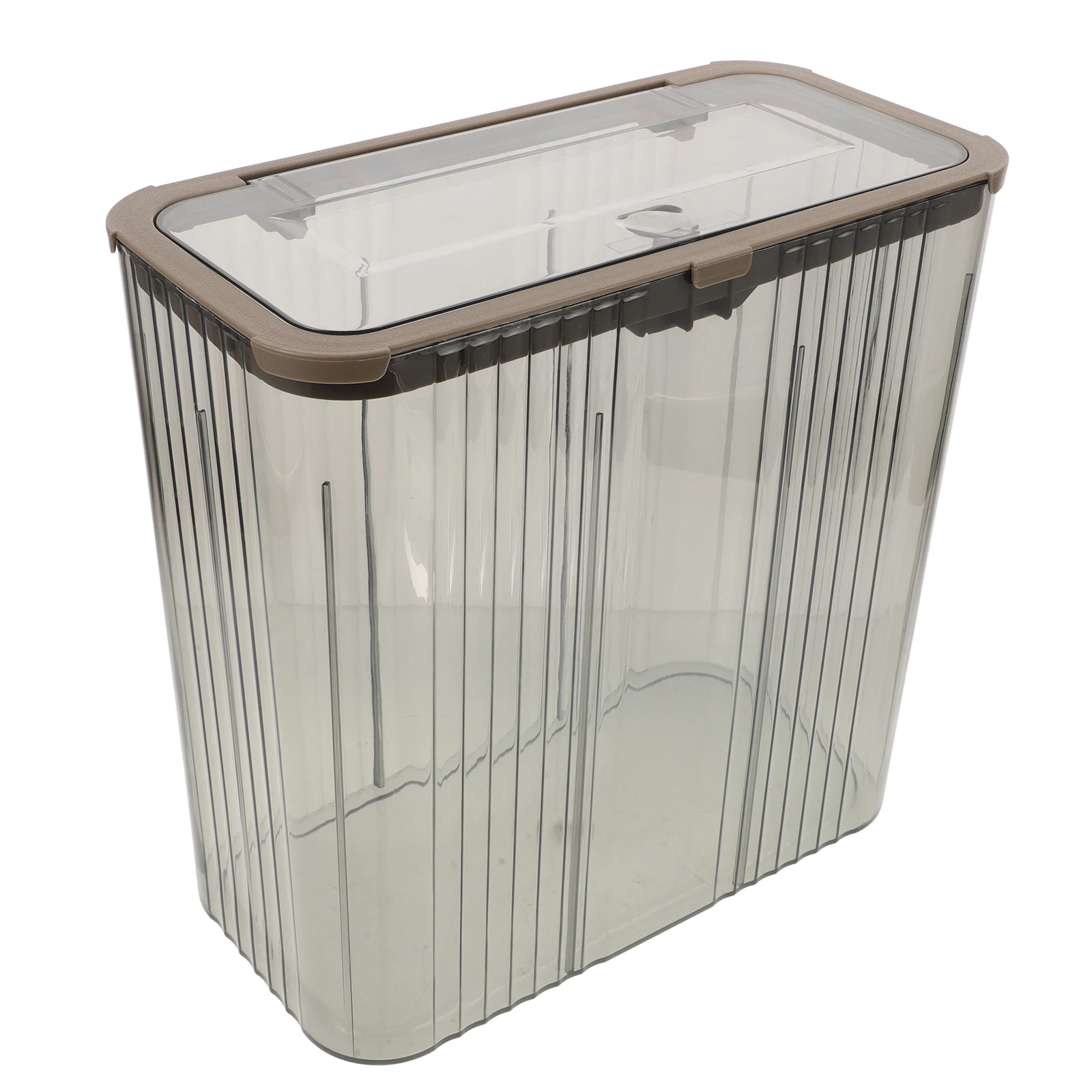 

Slim Trash Can Garbage Bucket Waste Basket Bathroom Kitchen Large Opening Multi-function Household Plastic