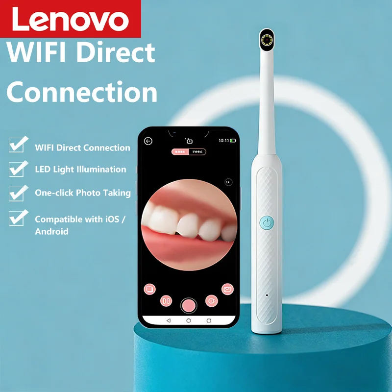 レノボ-wifi-口腔内視鏡ワイヤレスビジュアル-hd-ボアスコープ-8led-lghit-ハンドヘルド口腔ケア-iphone-および-android-用