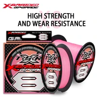 Nuevo Ygk g-soul 8 hebras Japón línea trenzada línea de pesca multifilamento 100/150/200/300/500M pesca de carpa línea de Pe 8 alambre trenzado