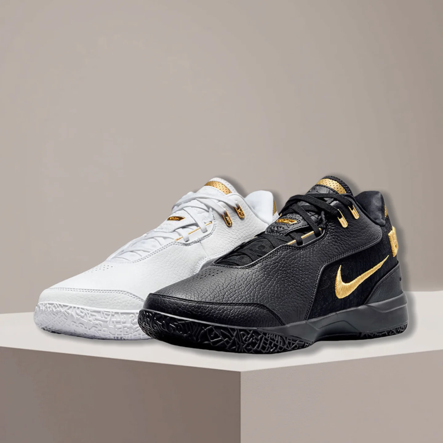 

Nike Zoom Lebron NXXT Black and White Two-Tone Colorway LeBron James Game-Ready Cushioned Basketball Shoes FJ1567-103