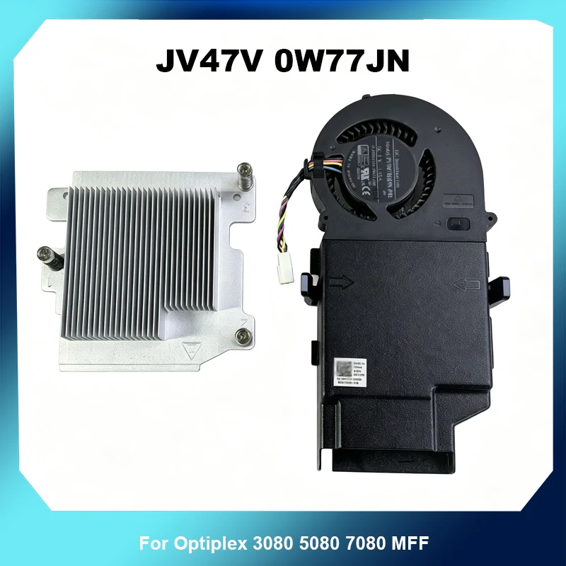 Desktop Mini PC Cooling Fan Replacement Cooler Module For Optiplex 3080 5080 7080 MFF Micro Form Factor JV47V 0W77JN