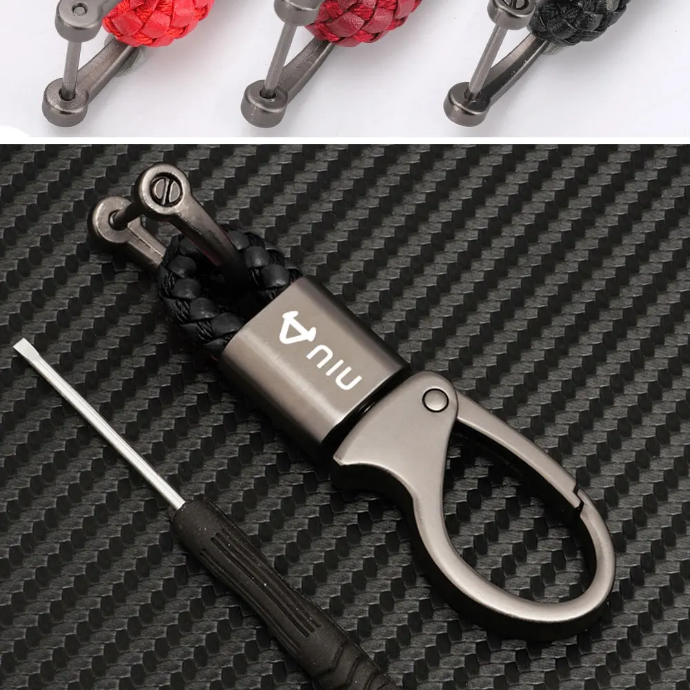 

For Niu Kqi3 Pro N1s Ngt N1 M1 M+ U1 U+ Us U+a U+b Uqi Scooter Keyring Keychain Key Chain Holder Motor Accessories Braided Rope