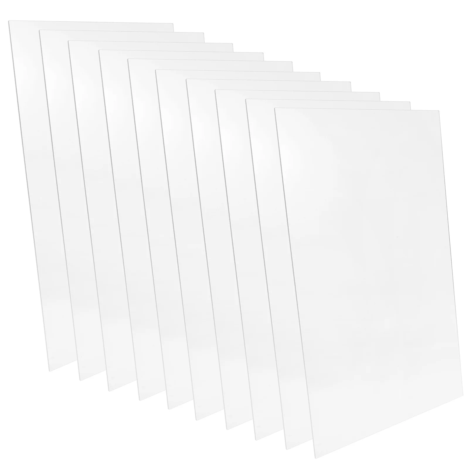 

10Pcs Clear Acrylic Sheets Replacement Picture Frame Acrylic Boards High Transparency for DIY Photo Crafts Arcrylic Board