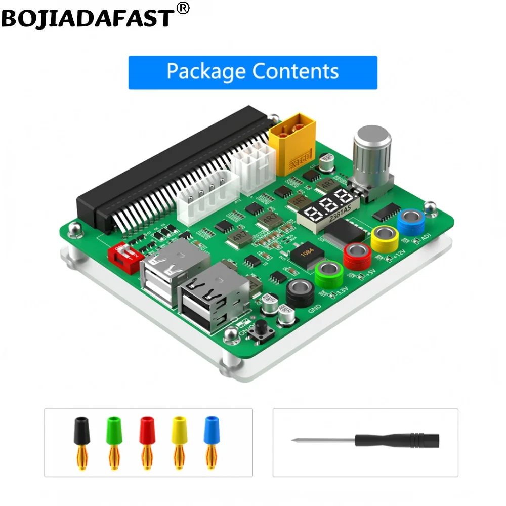 

64-контактный гнездовой блок питания для сервера HP DELTA FUJITSU LITEON, коммутационная плата с 4 разъемами USB 2.0 Molex PCIe 6PIN XT60