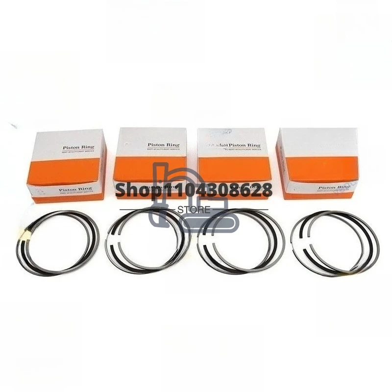 

4 Set V3800 of Piston Ring STD for Kubota 1G514-21050 100MM 100*2+2+3mm