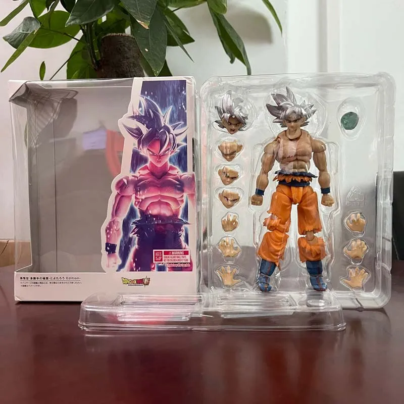 Dragon Ball Z Super Figure White Silver hair Son Goku Action Figure Goku 16cm Model Toys Bookshelf Decoration Gift For Children