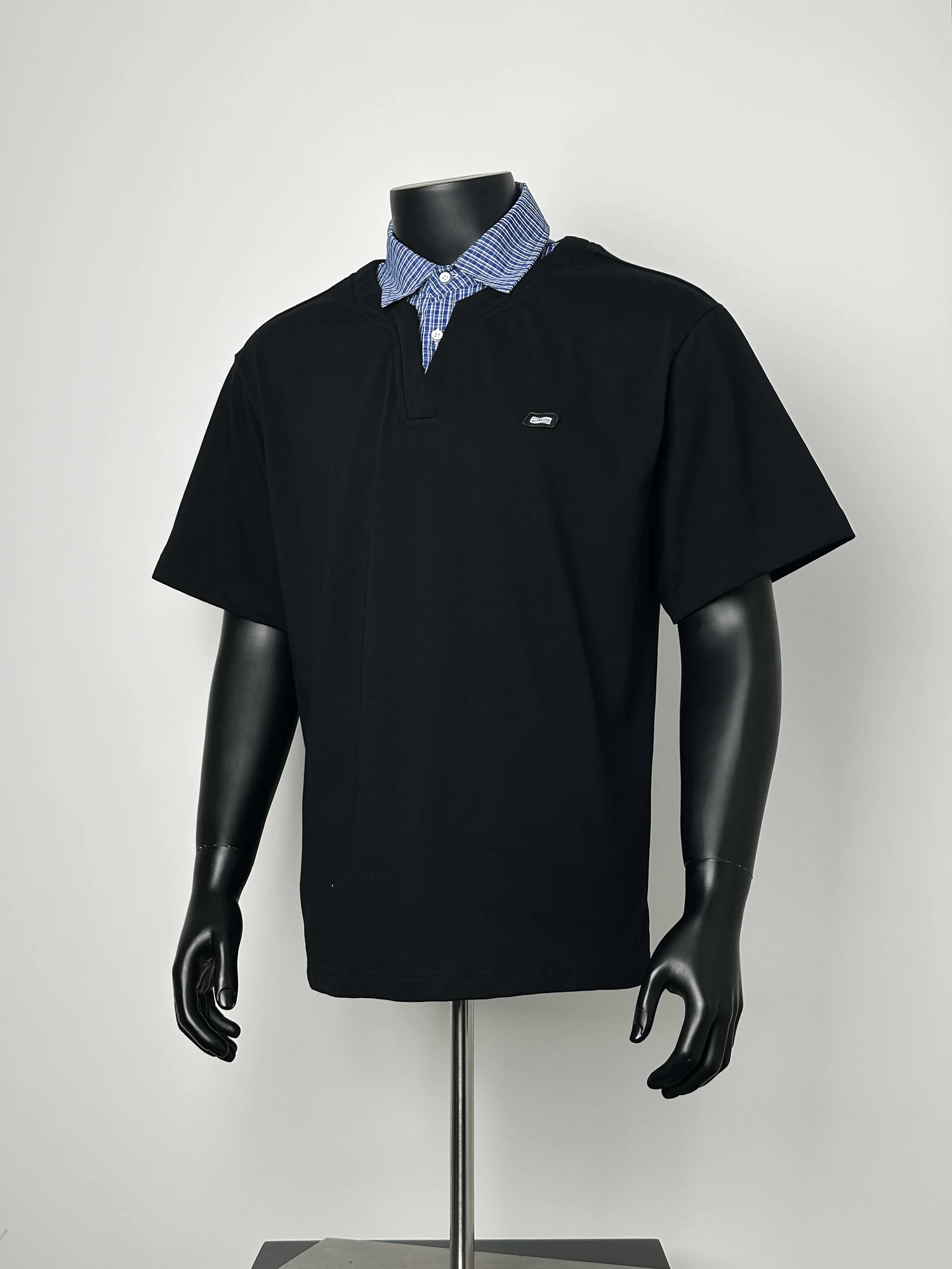 

ANXIE American Sle ort Sve irt Loose Fit ex Breathable Casual Top Youth ular Design Pairs Well for Couples