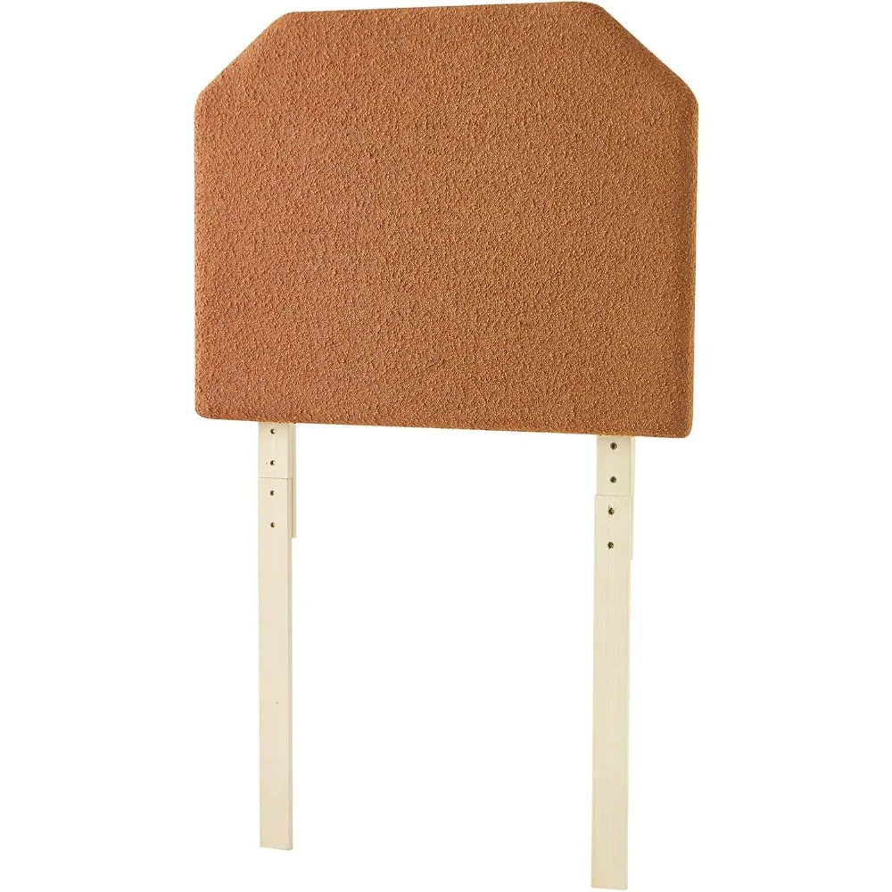 Pesona Tavira ®   Headboard Boucle Dorm dengan Kaki - Putih Krem