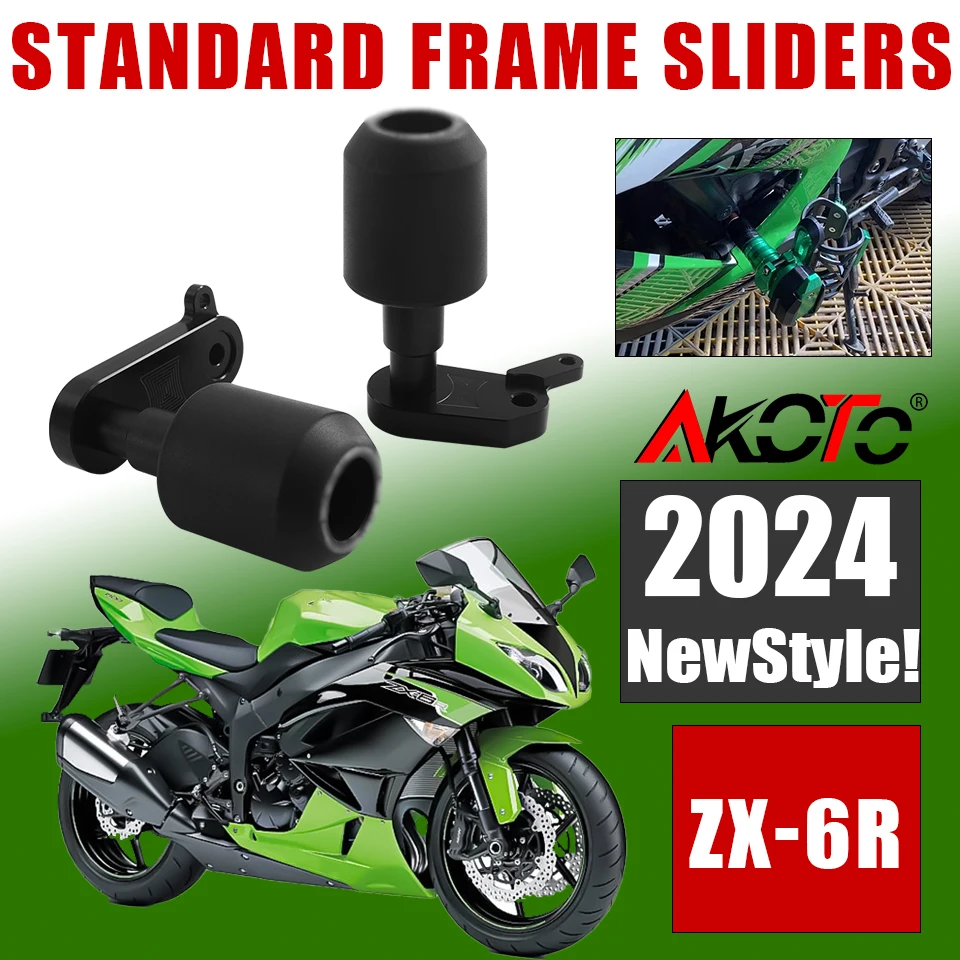 

Motorcycles Engine Frame Sliders Crash Pad Falling Protector Guard FOR KAWASAKI NINJA ZX-6R ZX6R 636 ZX636 2009-2012 Parts