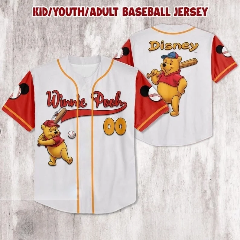 25/26 أحدث فيلم الصيف الساخن ديزني الطبعة التذكارية سلسلة البيسبول سترة المتضخم الكبار والأطفال الوالدين والطفل مجموعة