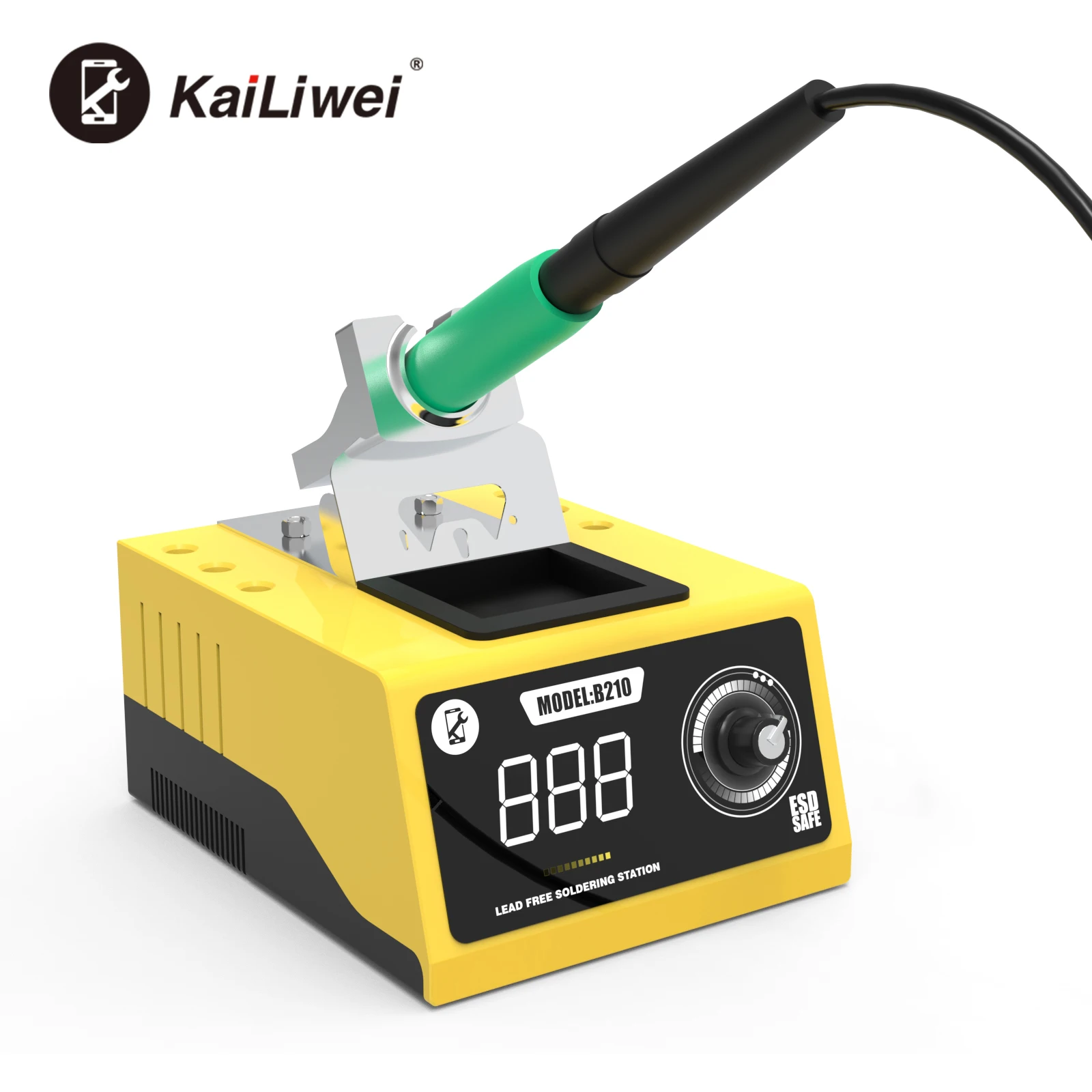 Imagem -06 - Kailiwei B210 Estação de Solda Oled Ajuste Digital Sono Automático 1s Aquecimento Rápido Jbc 210 Micro Ferramenta de Solda Reparo Eletrônico