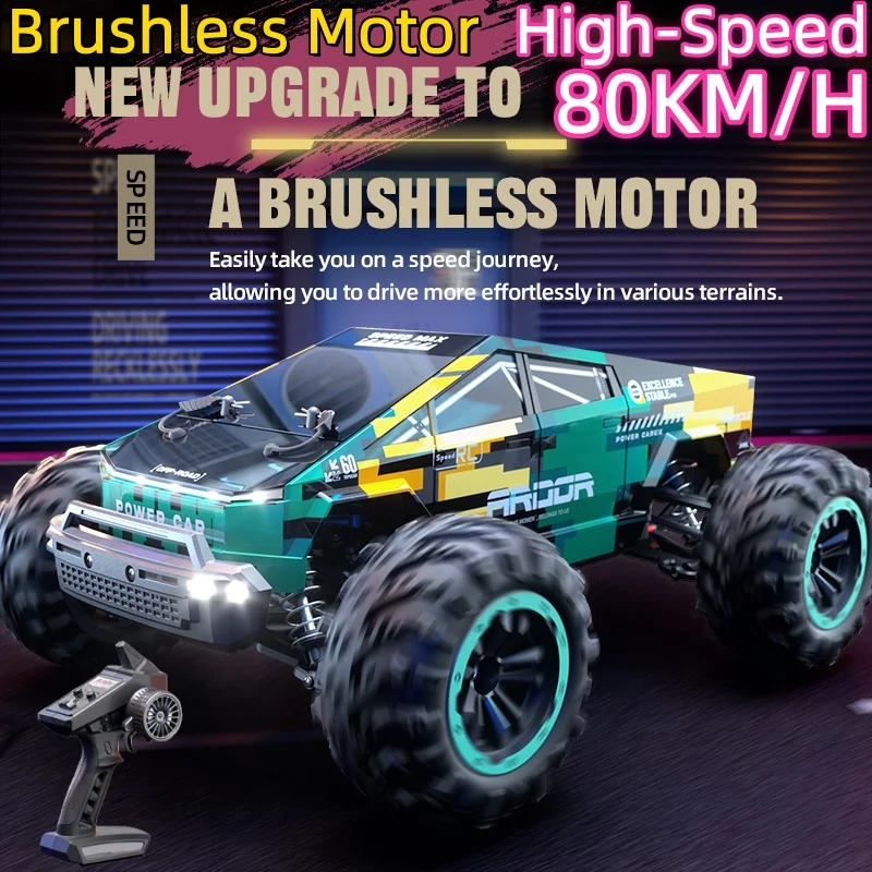 

НОВЫЙ бесщеточный радиоуправляемый автомобиль 2,4G, 80 км/ч, высокоскоростной радиоуправляемый автомобиль и матовый, 50 км/ч, автомобили с дистанционным управлением, 4WD, альпинистский внедорожник, дрифт-гонки