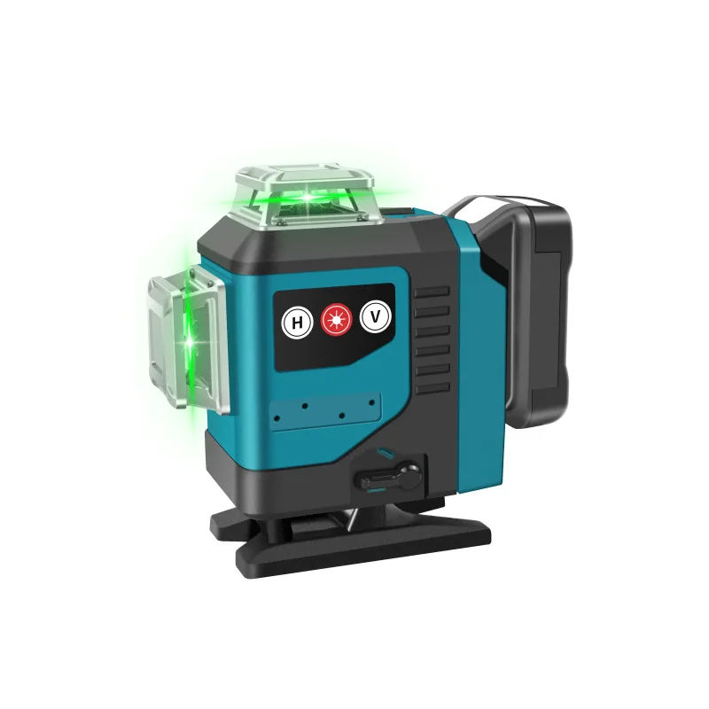 

Lithium battery tools high-precision level meter 16-wire wall mount meter laser infrared level meter green light automatic level