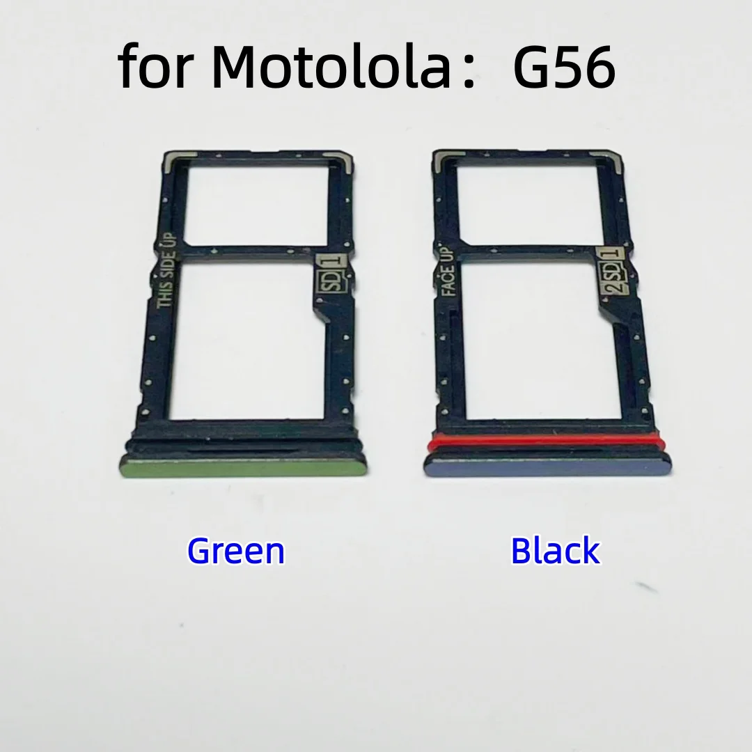 모토로라 모토 G56 XT2529-1용 SIM 카드 어댑터 트레이 칩 슬롯 드로어 홀더 트레이 슬롯 SIM 카드 트레이 MOTOG56 SD 카드 트레이 썸네일 2