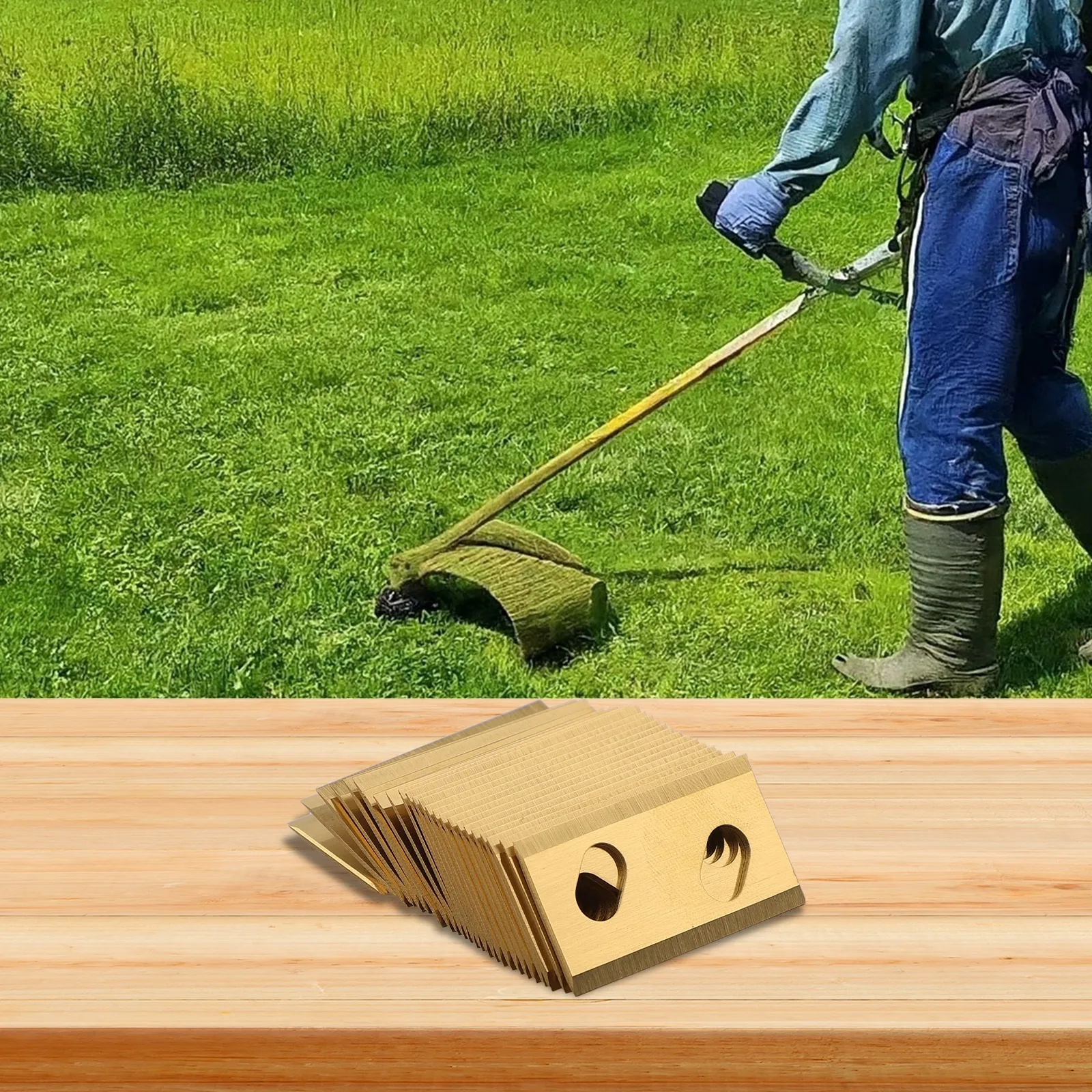 High Quality Lawn Robot Blade Replacement Parts Lightweight Parts Repair Replacement Study With Screws Easy Installation