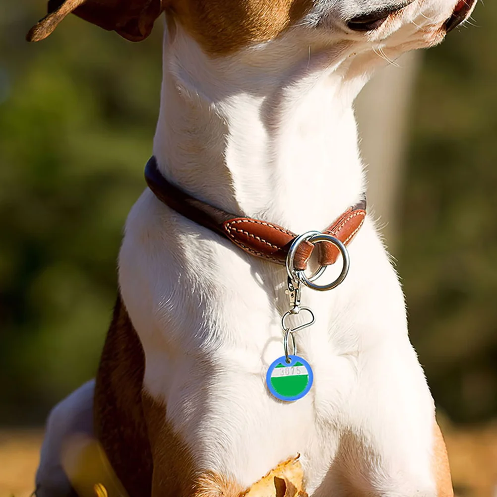 

8Pcs Silicone Dog Tag Silencers Rubber Protector Noise Reduction Pet Collar Accessories Dog Tag Silencers