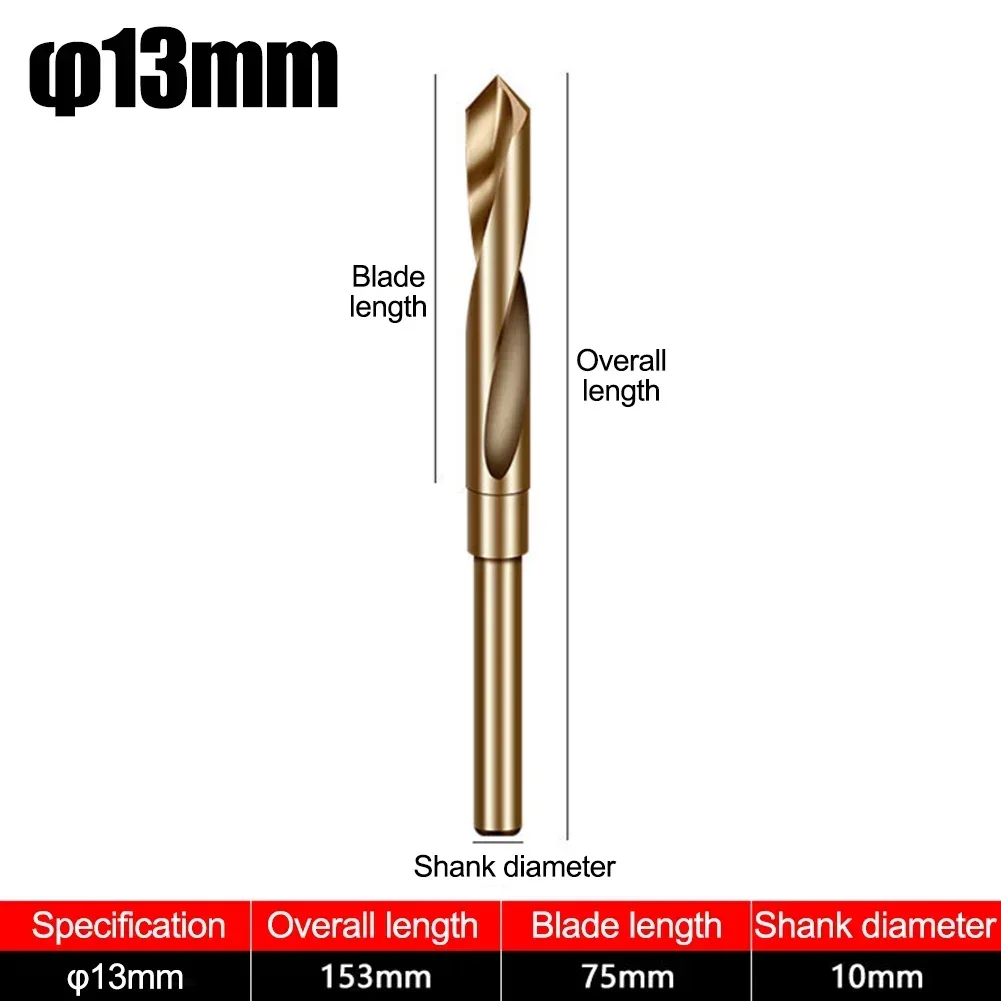 

13mm-22mm HSS Cobalt Drill Bit Reduced Shank Drill Bit For Metal Aluminium For Stainless Steel Cast Iron Alloy Steel Drill Bit