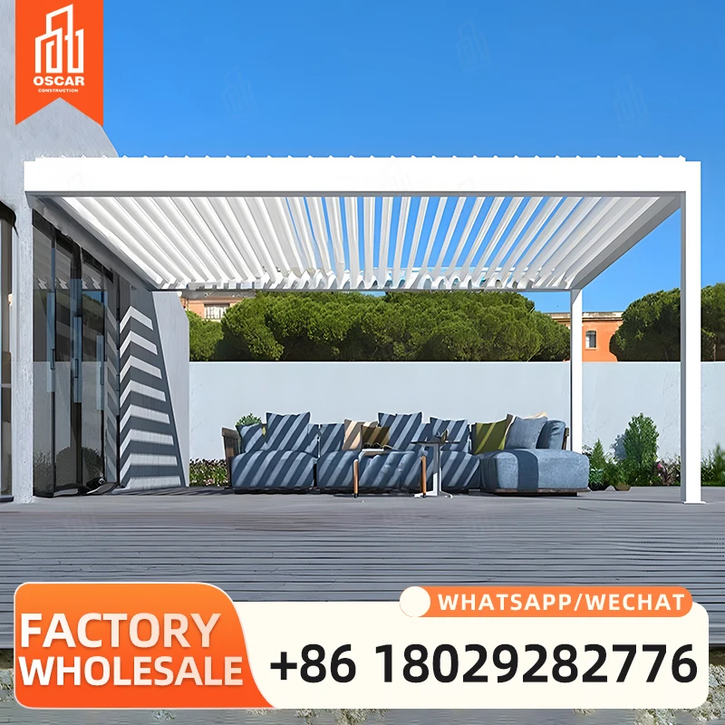 Customizable High-Quality Aluminum Alloy Pergola Ideal for Outdoor Events in Europe Factory Direct Supply