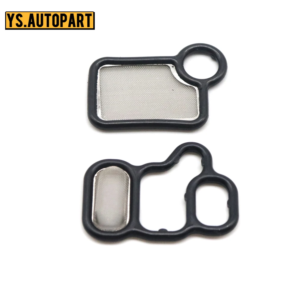 15815-RAA-A01 15845-RAA-A01 2pcs VTEC Solenoid Gasket Spool Valve VTC Filter For Honda Civic CR-V Accord Element  Acura TSX RDX