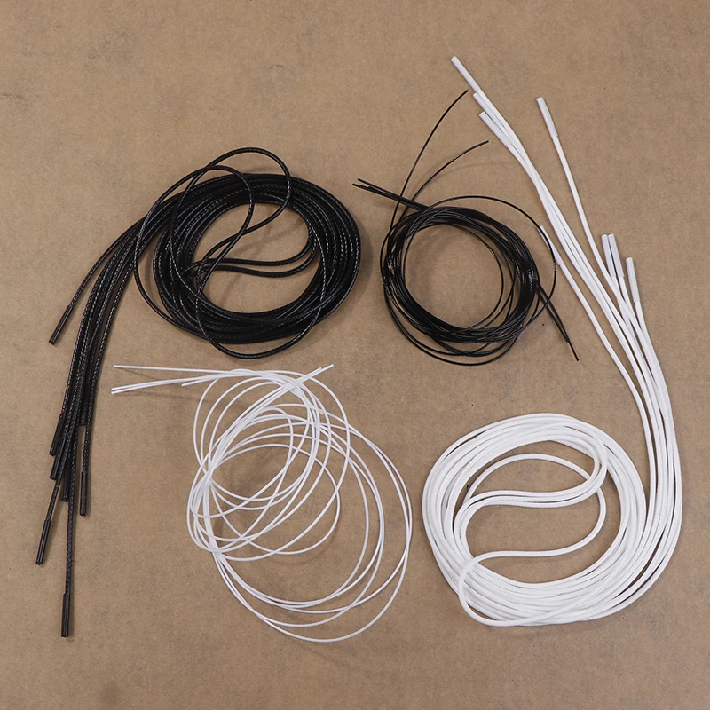 80/120cm Metal Wire Swivel Rope Shoe Rope Sneaker Shoe Laces Turnbuckle Repair Part Steel Wire Rope Firm No Tie Shoe Rope