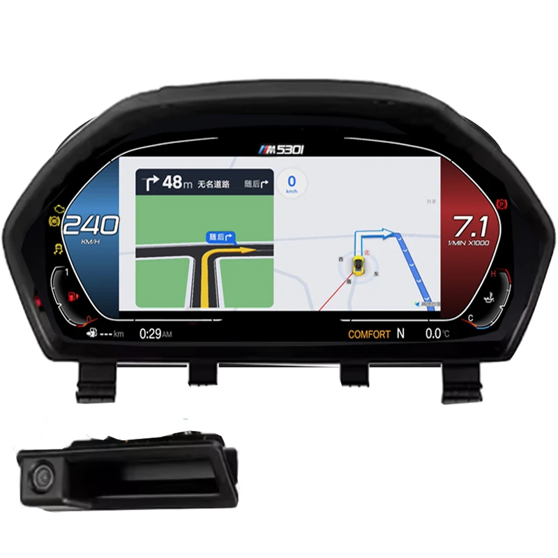 Wireless CarPlay Android Auto Dashboard Speedometer 3 4 Series F30 F31 F32 F34 New Condition Instrument Cluster Cockpit