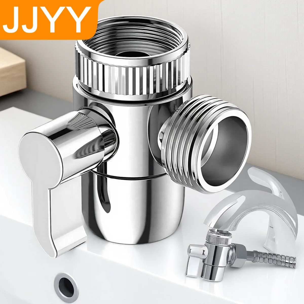 3방향 샤워 전환 밸브 핸드헬드 샤워 싱크 수도꼭지 분배기 주방 욕실 액세서리용