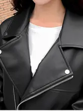 Faux Leather Motorcycle Jacket #6
