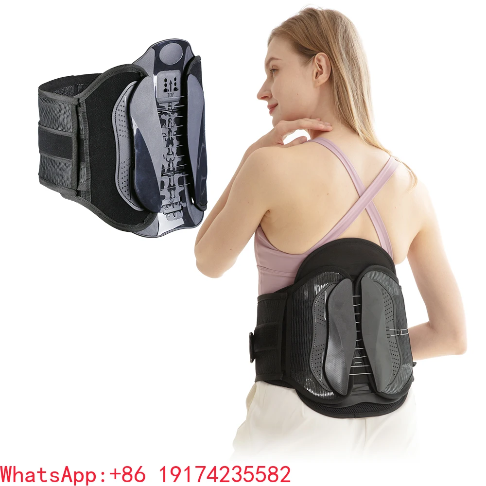

ALPHAY Lumbar Support Brace for Maximum Spinal Support Back Supports Belts with 10:1 Compound Pulley System