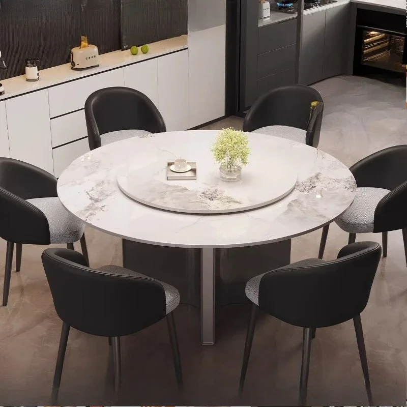 a*-Designer Nordic Dining Table Luxury Mid Century Writing Service Round Dining Table Study Mesas De Jantar Home Furniture.