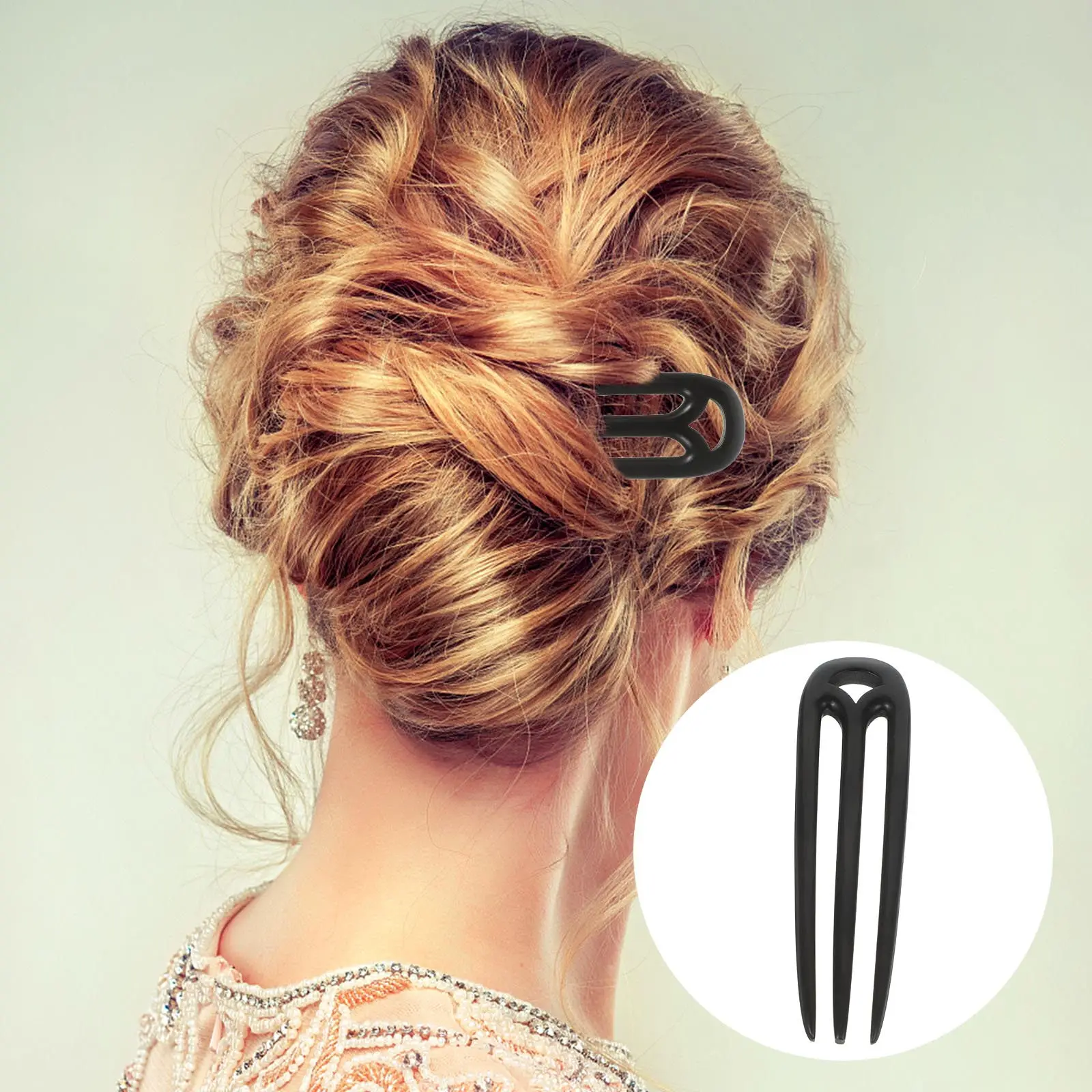 Natural Wood Hair Chopstick Hair Stick Bun Holder Retro Chinese Style Wooden Hairpin for Wedding Prom Recital Gift