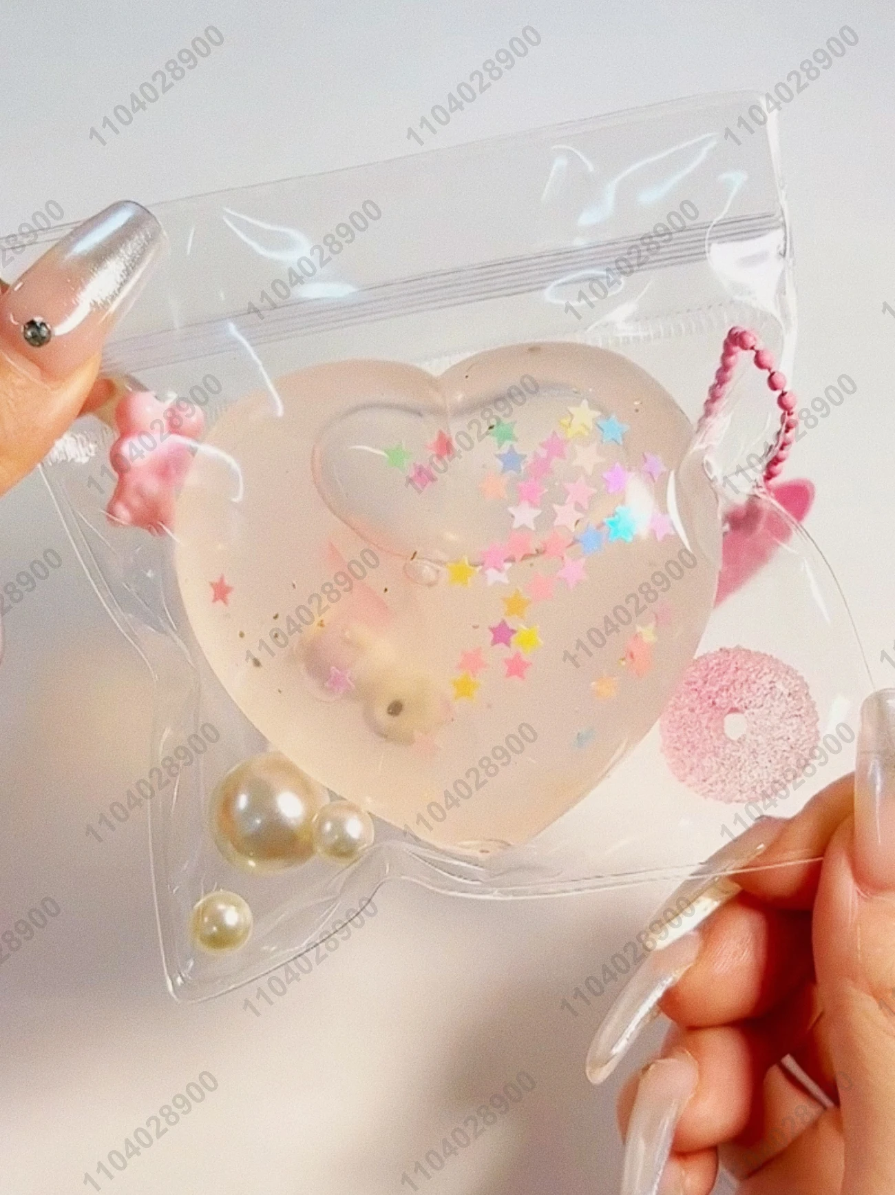 Palla antistress palla a forma di cuore arcobaleno palla di colore fatta a mano Squishy Mochi giocattolo spremere palla antistress alleviare la mano Relax giocattolo regalo