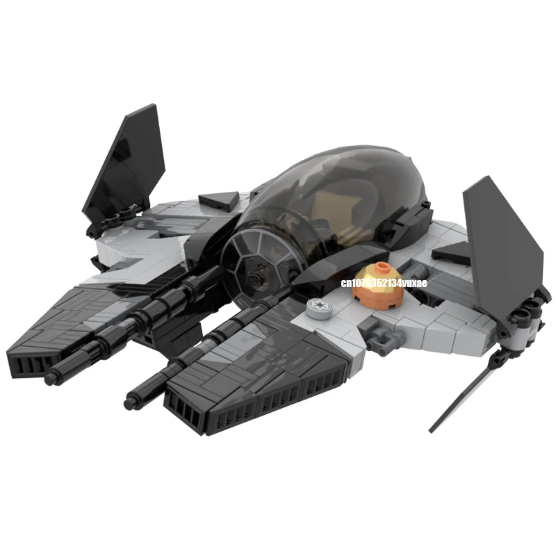 Neue 399pcs berühmten Star Film Eta-2 Actis Klasse Interceptor Space Fighter Modell DIY kreative Ideen Kinderspiel zeug Geschenk blöcke MOC-75135