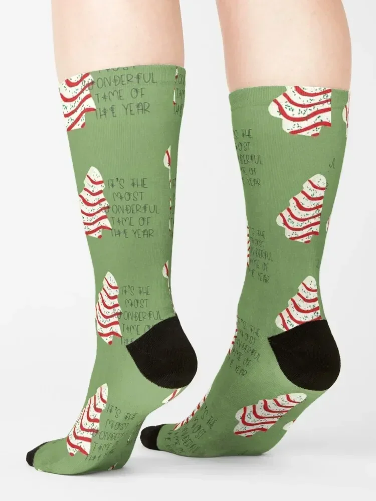 Christmas Tree Cake Socks sports and leisure Stockings man Children's halloween Mens Socks Women's