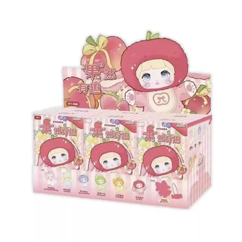 جديد Kawaii Nommi صندوق أعمى لعبة سلسلة مثيرة للاهتمام حقًا دمية الفينيل Nommi سلسلة الفاكهة قلادة لعبة للفتيات الحلي هدية