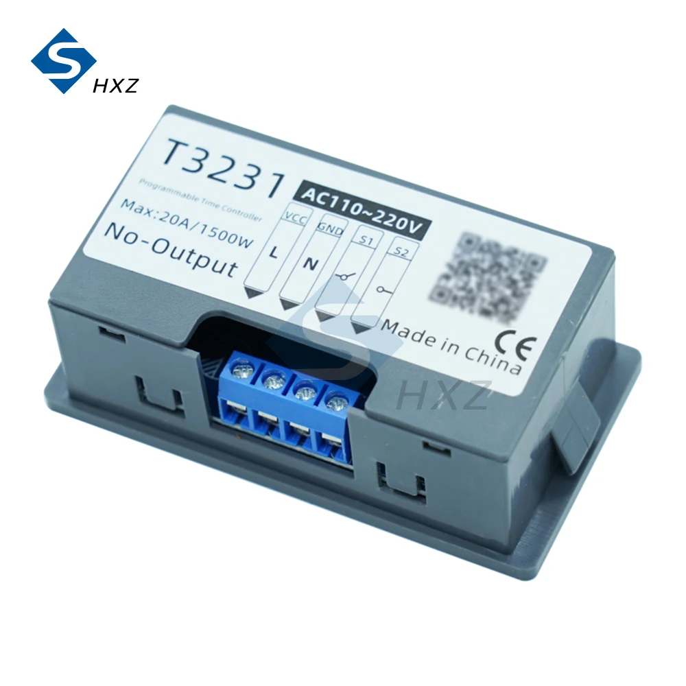 T3231 LED Digital Time Delay Relay DC 12V 24V AC 110V 220V Cycle Timer Control Switch Adjustable Timing Relay Time Delay Switch