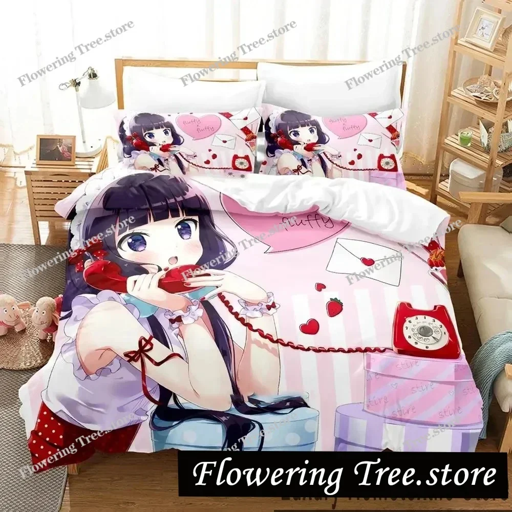 

3D Print Anime Blend S Bedding Set Boys Girls Twin Queen King Size Duvet Cover Pillowcase Bed boys Adult Home Textileextile