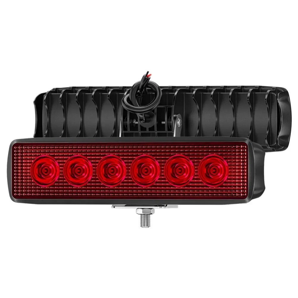 

All Weather Motorcycle Lamp Motorcycle Headlight 6 Inch LED Light Bar Plastic Housing 1700LM Output IP65 Waterproof
