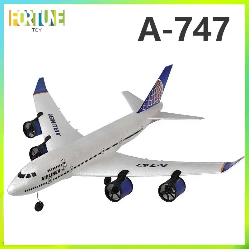 

Remote Control Toy A380 Passenger Plane 747 Passenger Fixed Wing Foam Aircraft Model Aircraft Three Channel Glider Model