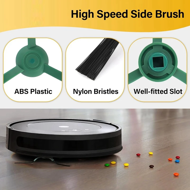 YCOC-Irobot ルンバエッセンシャルシリーズ Y0110 Y0140 、 Q0120 Q011 ロボット掃除機メインサイドブラシ Hepa フィルターアクセサリー