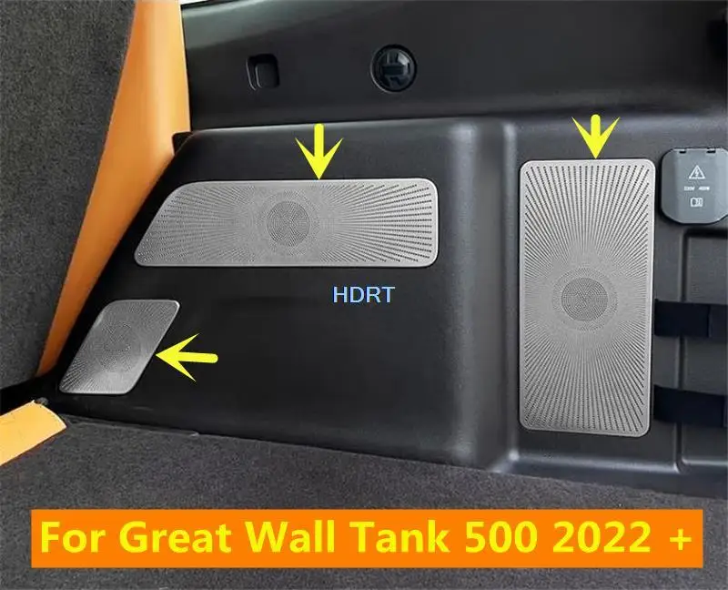 Car Styling Door Audio Speaker Frame For Great Wall Tank 500 GWM TK 500 2022 2023 Cover Loudpeaker Decoration Accessories Trim