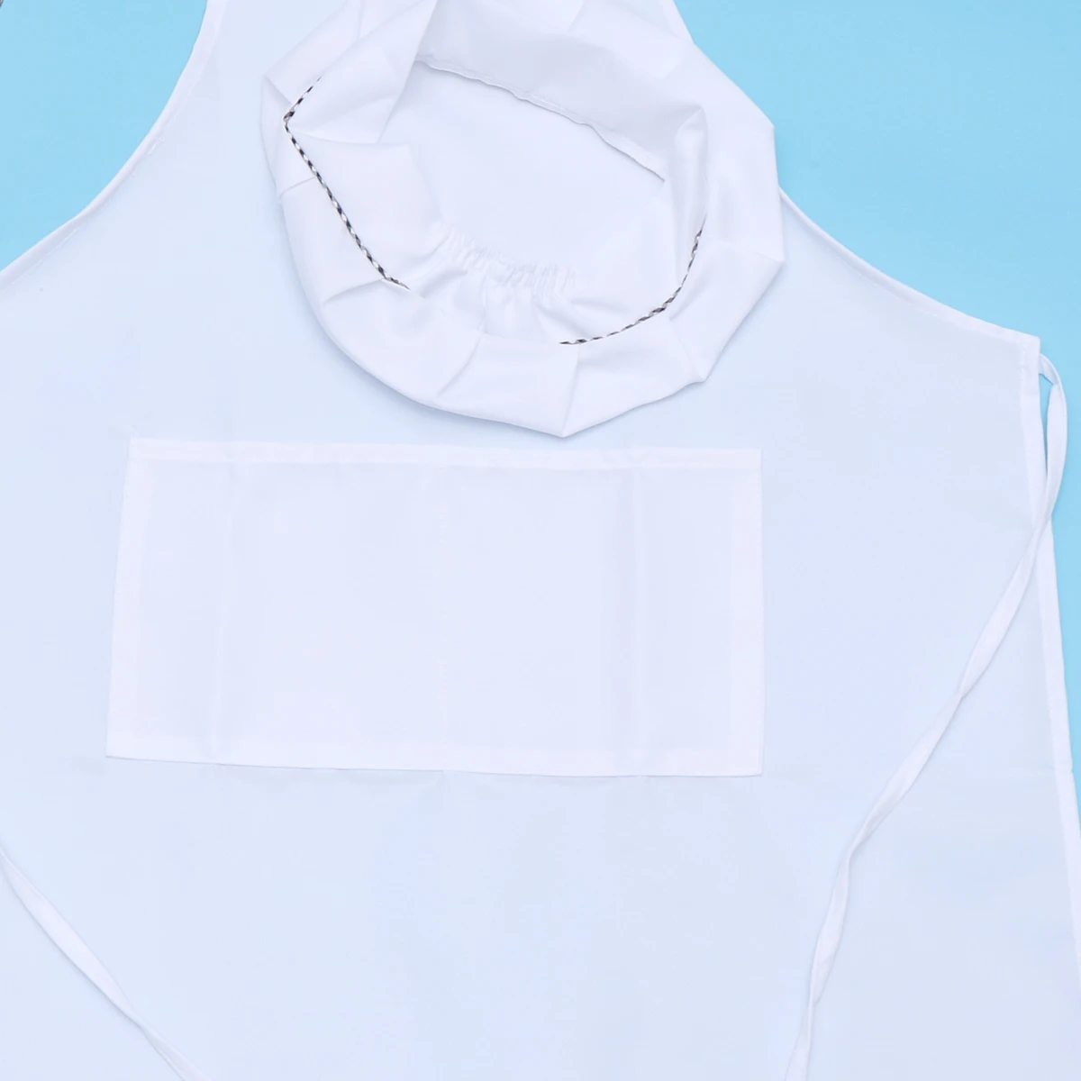 

4Pcs Chef Apron and Hat Set Sleeveless Cooking Apron for Kitchen Restaurant Barbecue Waiter Working Clothes