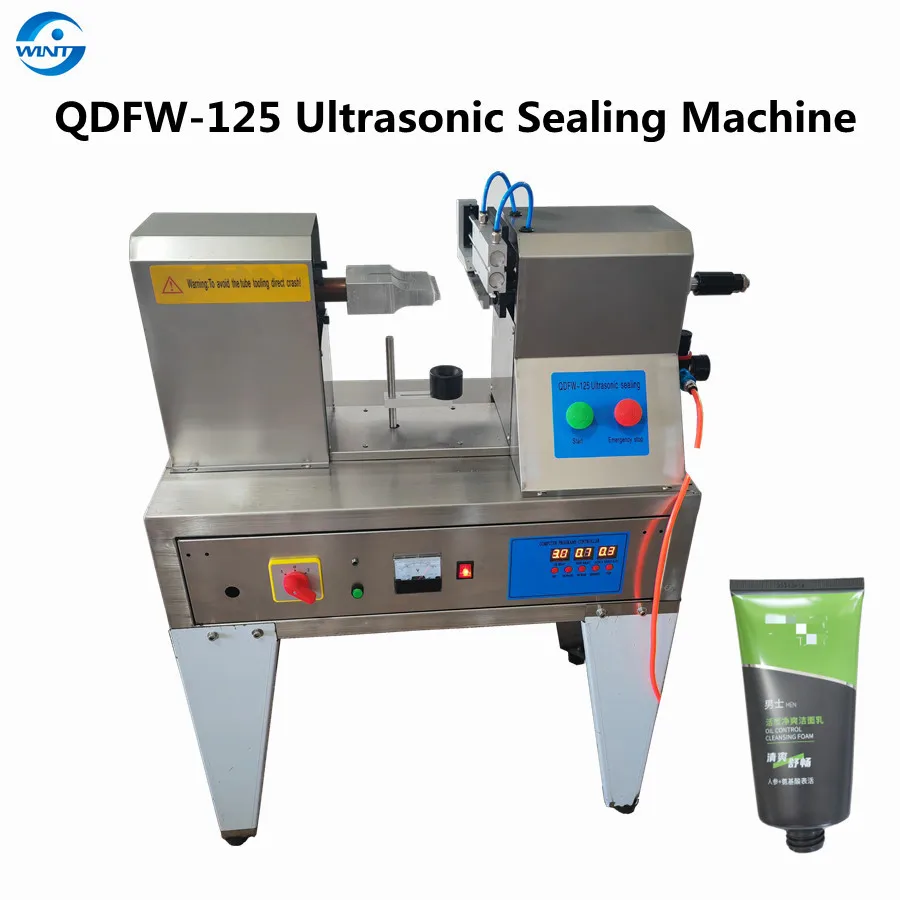 

QDFW-125 Semi-Auto Ultrasonic Sealing Machine For Cosmetics Tube Packaging