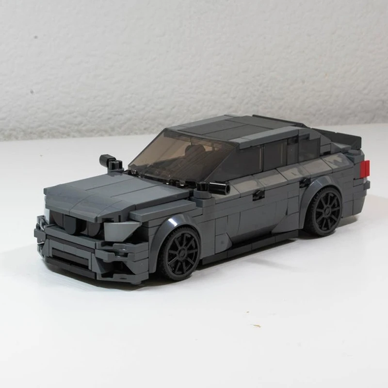 Speed Hypercar Model MOC Building Bricks E63S Luxury High-Performance Sedan Modular Technology Gifts Holiday Assemble Toys Suit
