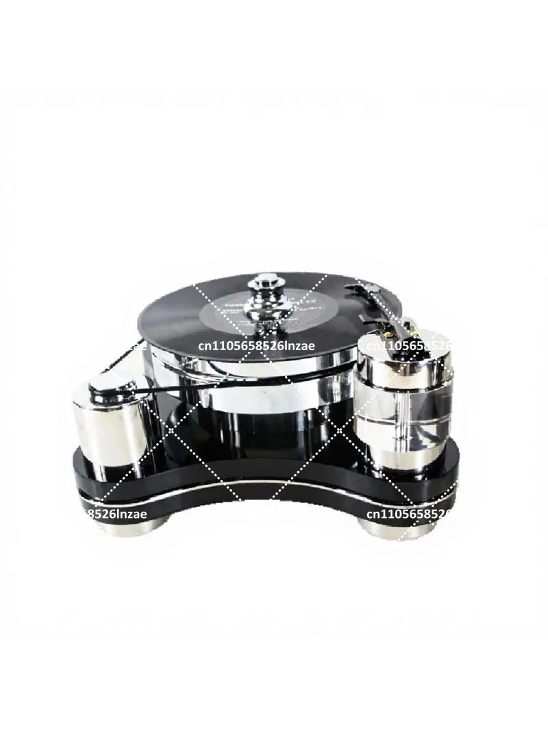 Stainless Steel Vinyl Record Player Model Home Office Living Room Clubhouse Decor