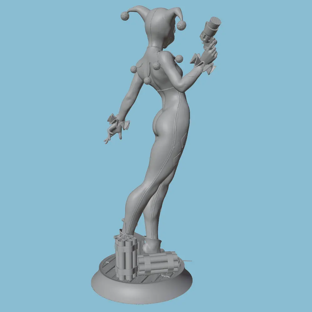Figura de resina sin pintar kit modelo payaso circo coleccionismo - imagen 3