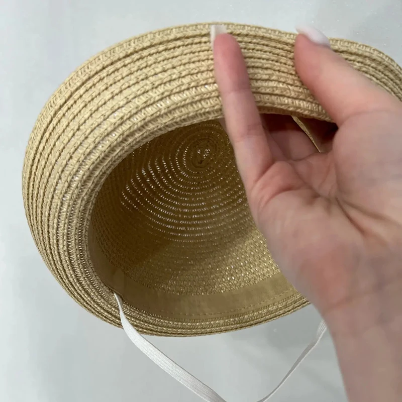 Sombrero de ala curvada transpirable con orejas de gato para niños, gorras de protección solar para niñas, sombrero para el sol, sombrero de playa,