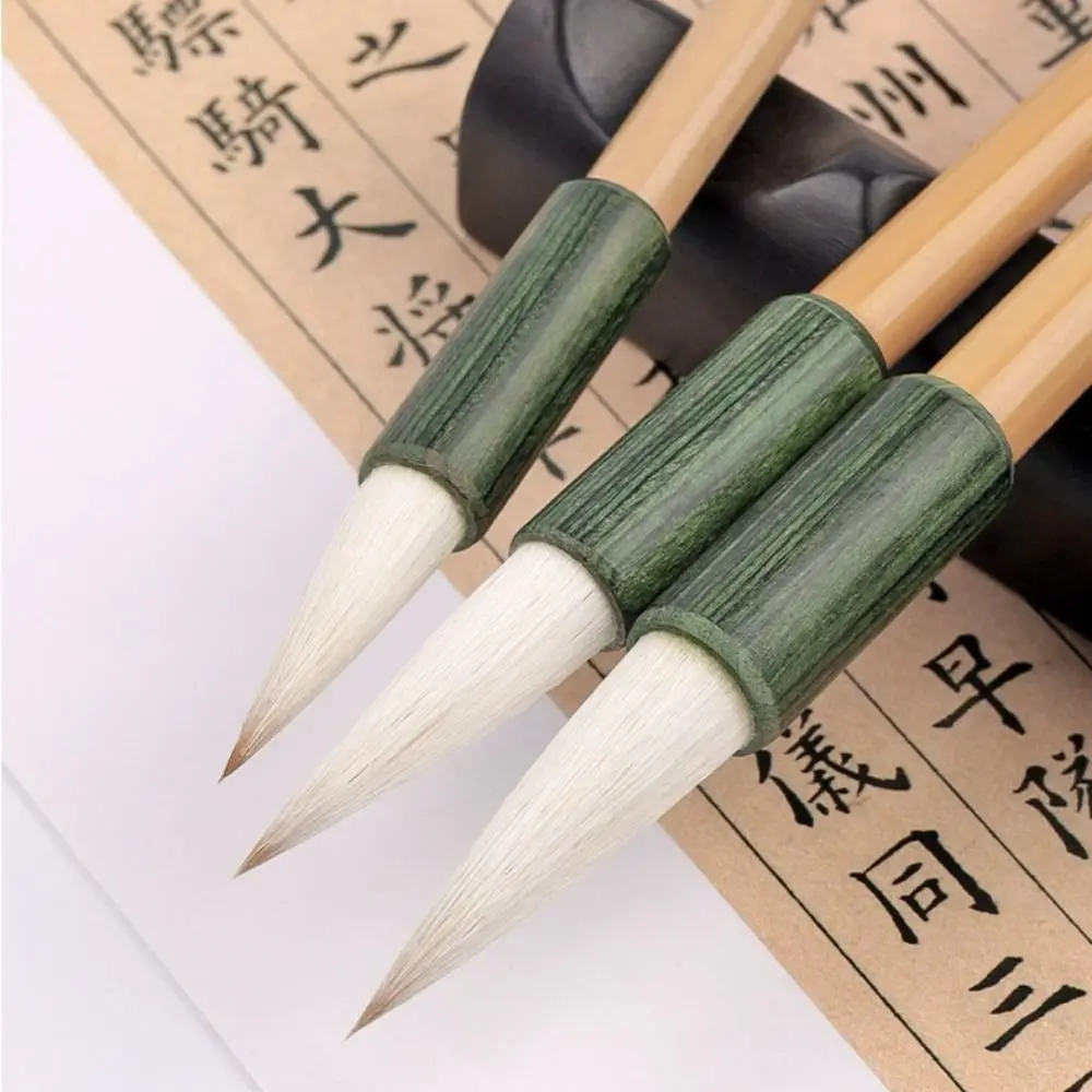 Traditional Chinese Calligraphy Brush Oil Watercolor Oil Painting Scriptures Writing Brush High-end Wolf hair Art Paint Brush