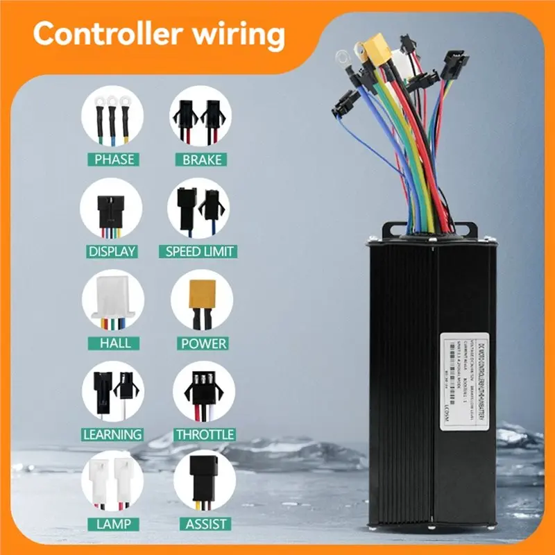 CGDS-Tri-Mode 36 فولت 48 فولت 52 فولت 40A لوحدة تحكم الدراجة الكهربائية مع صندوق وصلات للدراجات الكهربائية تعديل الملحقات #5