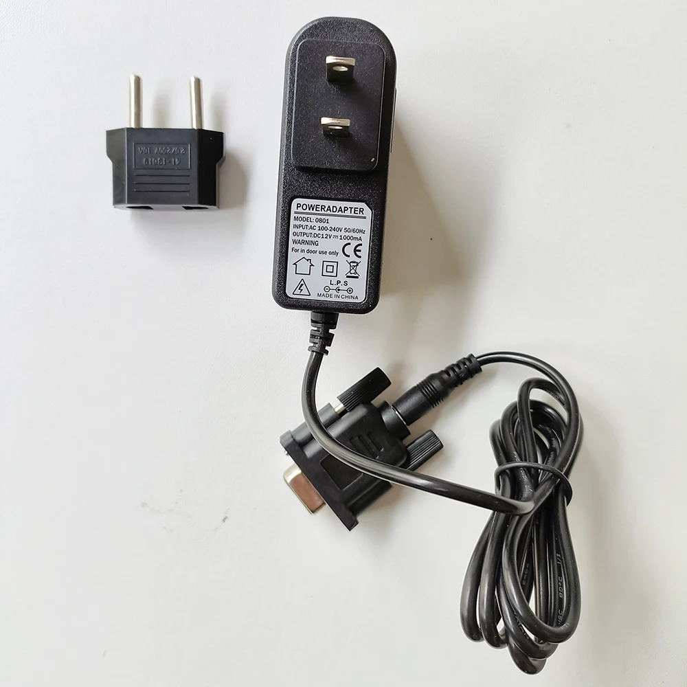 TUF-2000H/TDS-100H Handheld Ultrasonic Flowmeter Universal Charger/Adapter (AC To DC power supply) With US And EU Plug